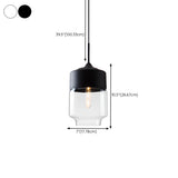 Modern Minimalist Cylinder Clear Glass Pendant Lights Image - 21