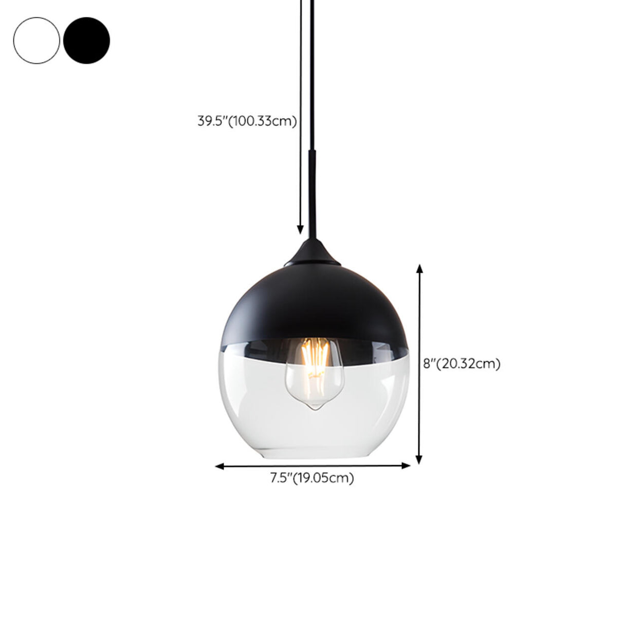 Modern Minimalist Cylinder Clear Glass Pendant Lights Image - 22