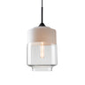 Modern Minimalist Cylinder Clear Glass Pendant Lights Image - 4