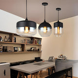 Modern Minimalist Cylinder Clear Glass Pendant Lights Image - 8