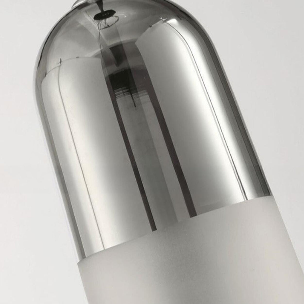 Modern Minimalist Cylindrical Glass Pendant Light Image - 12