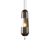 Modern Minimalist Cylindrical Glass Pendant Light Image - 5