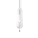 Modern Minimalist Cylindrical Glass Pendant Light Image - 7