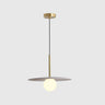 Modern Minimalist Disc and Globe MIni Pendant Light Image - 12