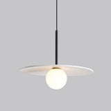 Modern Minimalist Disc and Globe MIni Pendant Light Image - 13