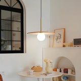 Modern Minimalist Disc and Globe MIni Pendant Light Image - 14