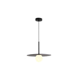 Modern Minimalist Disc and Globe MIni Pendant Light Image - 6