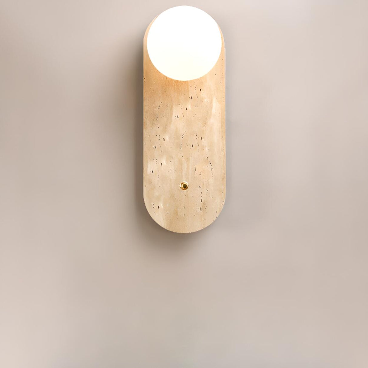 Modern Minimalist Dual-Tone Circle Wall Lamp Image - 4