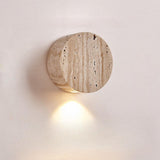 Modern Minimalist Dual-Tone Circle Wall Lamp Image - 7