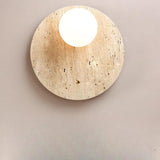 Modern Minimalist Dual-Tone Circle Wall Lamp Image - 8