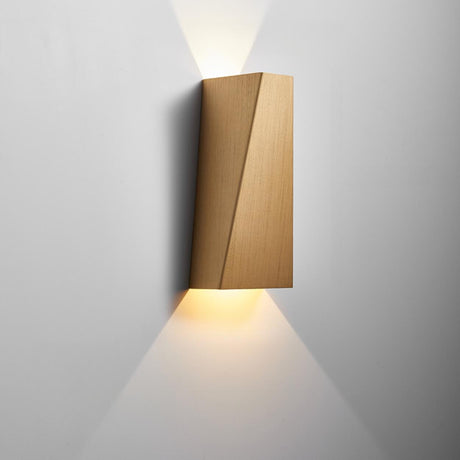 Modern Minimalist Geometric Up Down Wall Sconce Image - 2