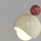 Modern Minimalist Glass Globe LED Bulb Pendant Light Image - 10