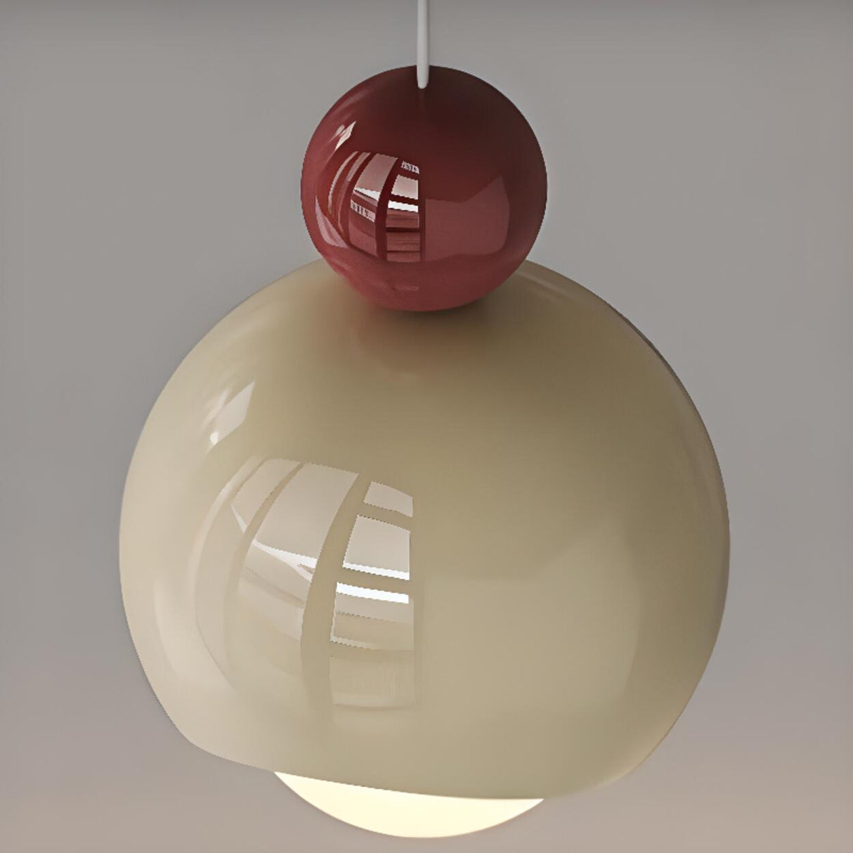 Modern Minimalist Glass Globe LED Bulb Pendant Light Image - 11