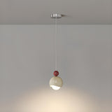 Modern Minimalist Glass Globe LED Bulb Pendant Light Image - 2