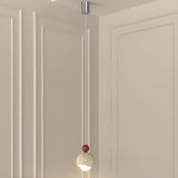 Modern Minimalist Glass Globe LED Bulb Pendant Light Image - 4