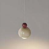 Modern Minimalist Glass Globe LED Bulb Pendant Light Image - 8