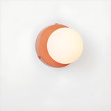 Modern Minimalist Globe Frosted Glass Wall Sconces Image - 5