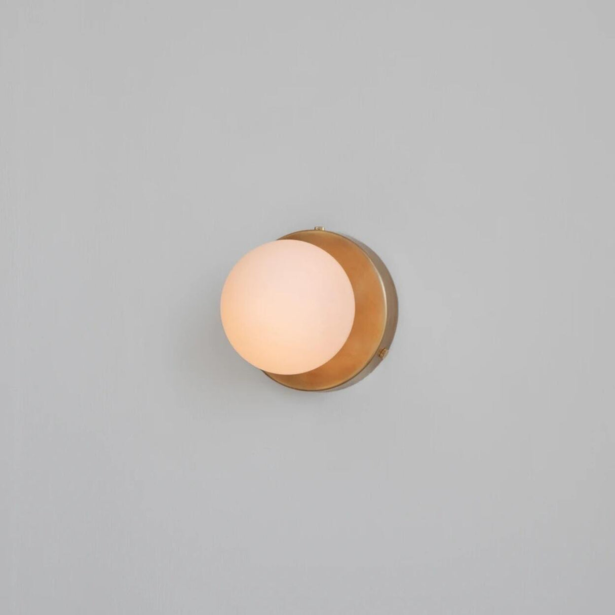 Modern Minimalist Globe Frosted Glass Wall Sconces Image - 9