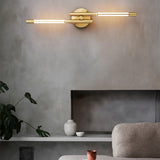 Modern Minimalist Gold Cylinder Metal Wall Sconce Image - 18