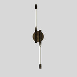 Modern Minimalist Gold Cylinder Metal Wall Sconce Image - 6