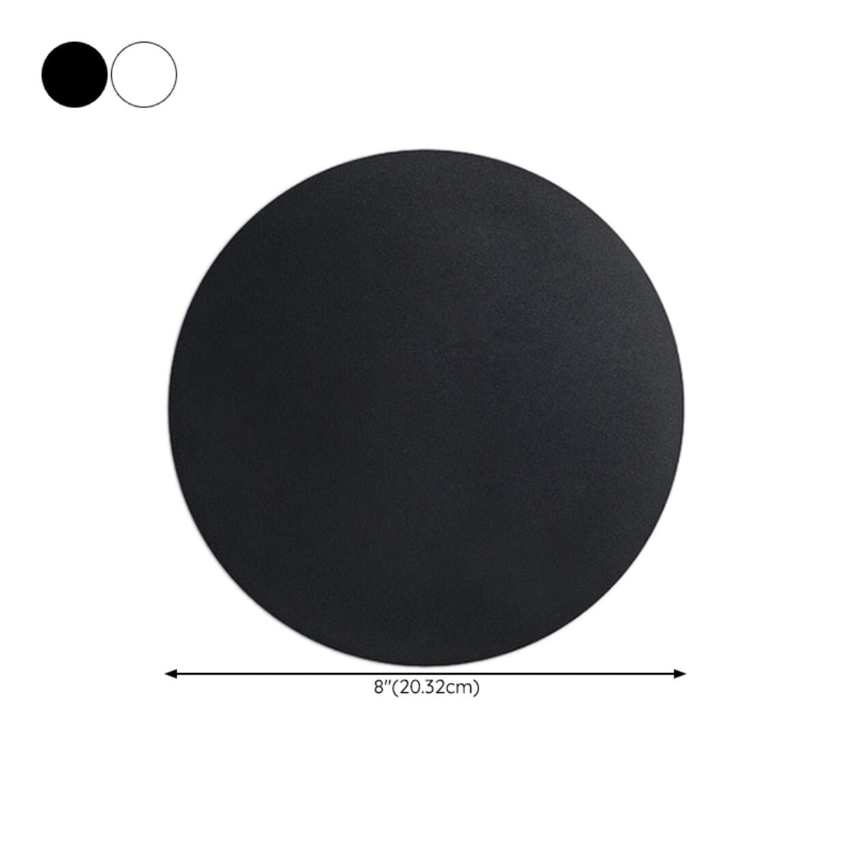 Modern Minimalist LED Round Wall Sconce Fixture Image - 19