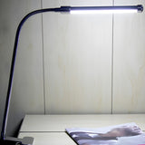 Modern Minimalist Linear Adjustable Metal Table Lamp Image - 11