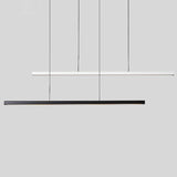 Modern Minimalist Long Linear Island Pendant Light Image - 10