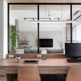 Modern Minimalist Long Linear Island Pendant Light Image - 8