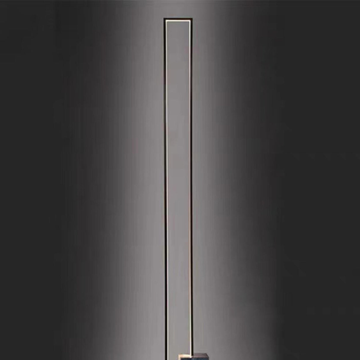 Modern Minimalist Metal Black Arc LED Floor Lamp Image - 11