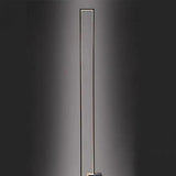 Modern Minimalist Metal Black Arc LED Floor Lamp Image - 11