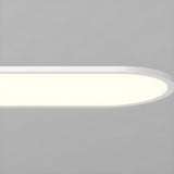 Modern Minimalist Oval Metal Island Pendant Light Image - 7