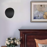 Modern Minimalist Pebble Shape Up Down Wall Sconce Image - 1