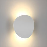 Modern Minimalist Pebble Shape Up Down Wall Sconce Image - 7