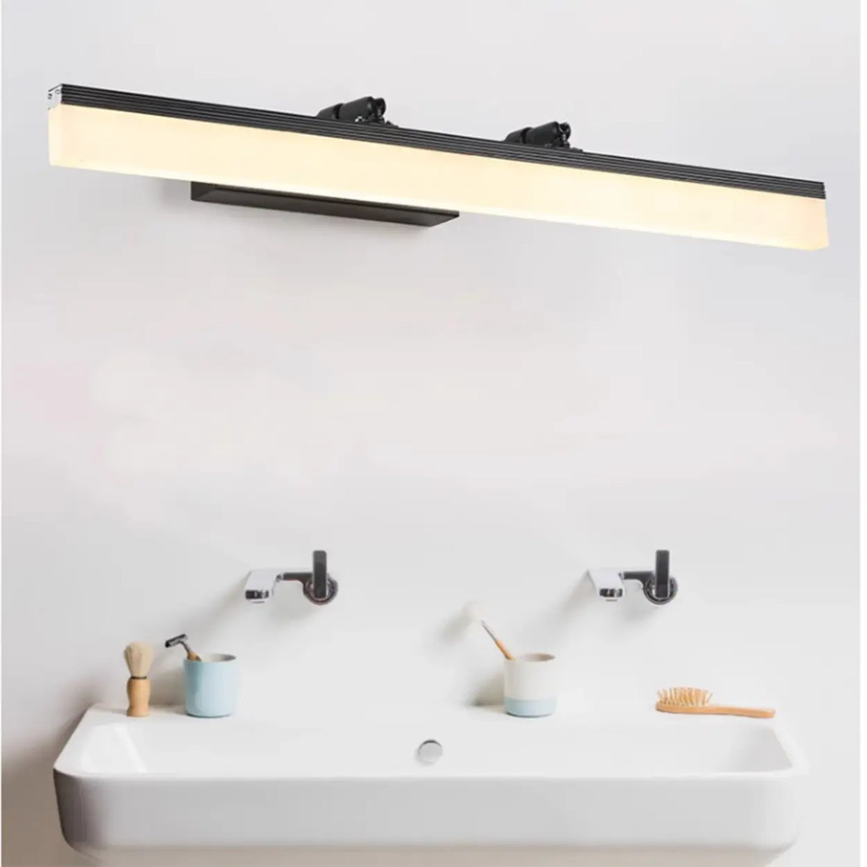 Modern Minimalist Rectangular Bathroom Vanity Light Image - 6