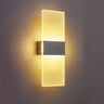 Modern Minimalist Rectangular Gold Wall Sconce Image - 5