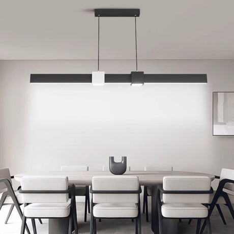 Modern Minimalist Rectangular Island Hanging Light Image - 1