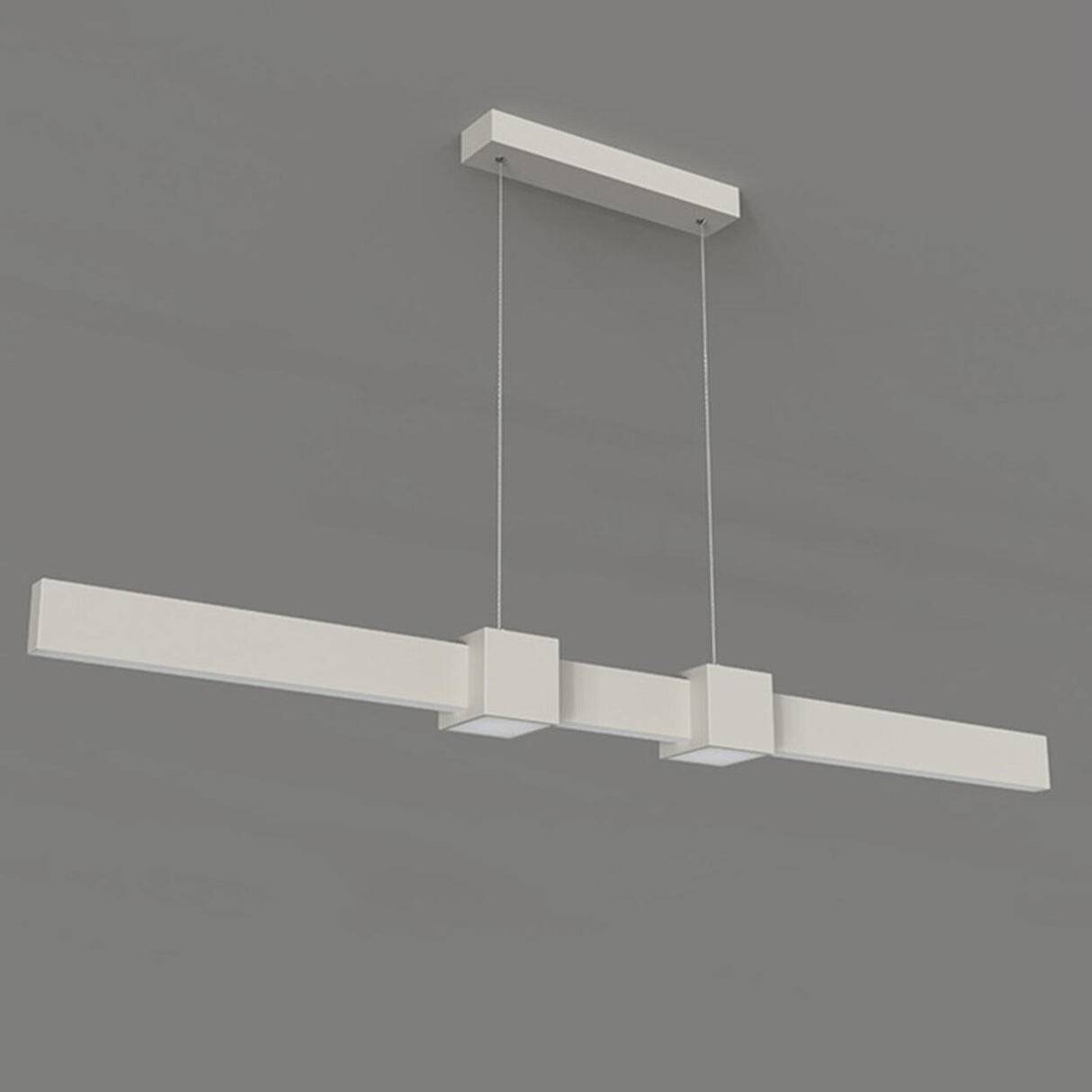 Modern Minimalist Rectangular Island Hanging Light Image - 11