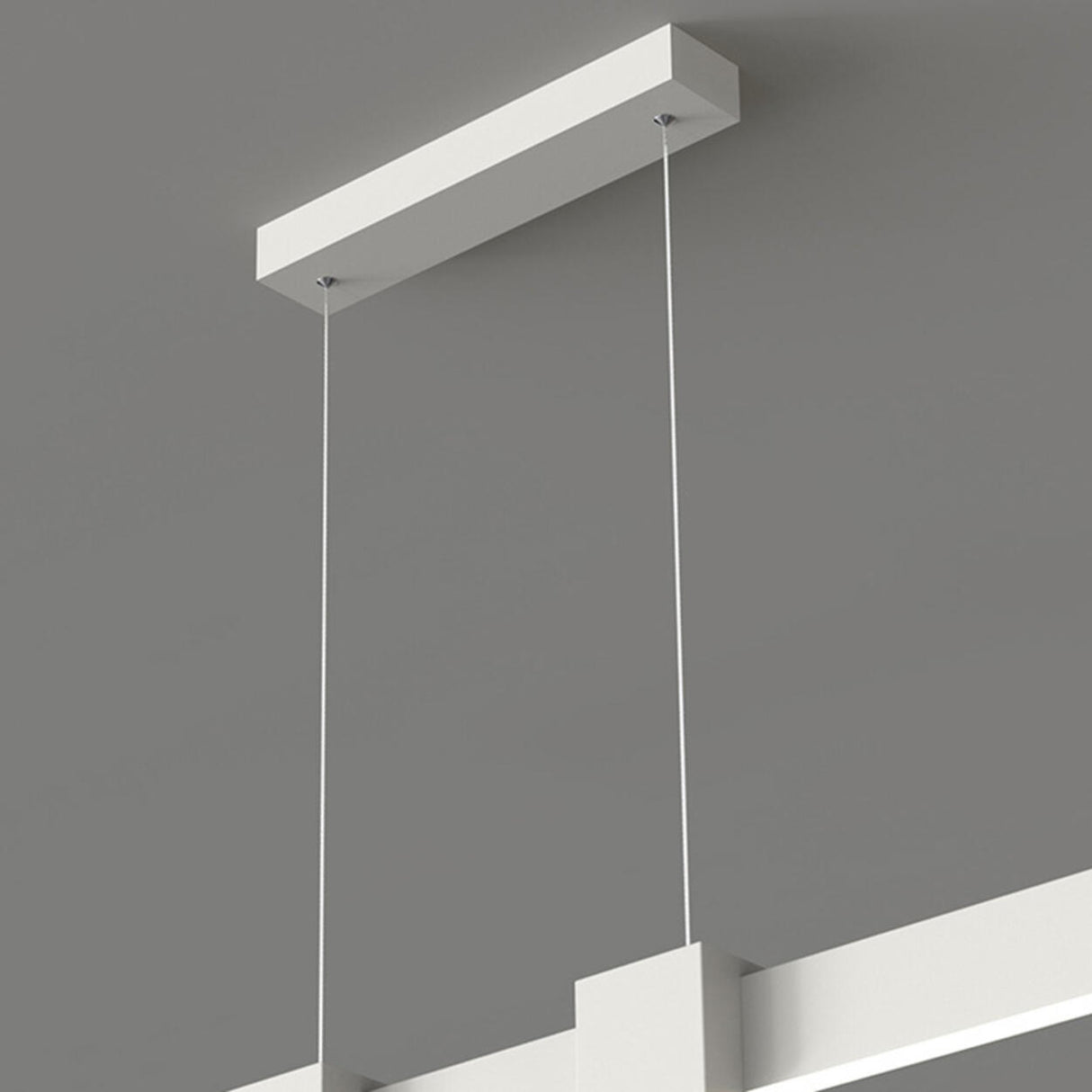 Modern Minimalist Rectangular Island Hanging Light Image - 15