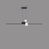 Modern Minimalist Rectangular Island Hanging Light Image - 4