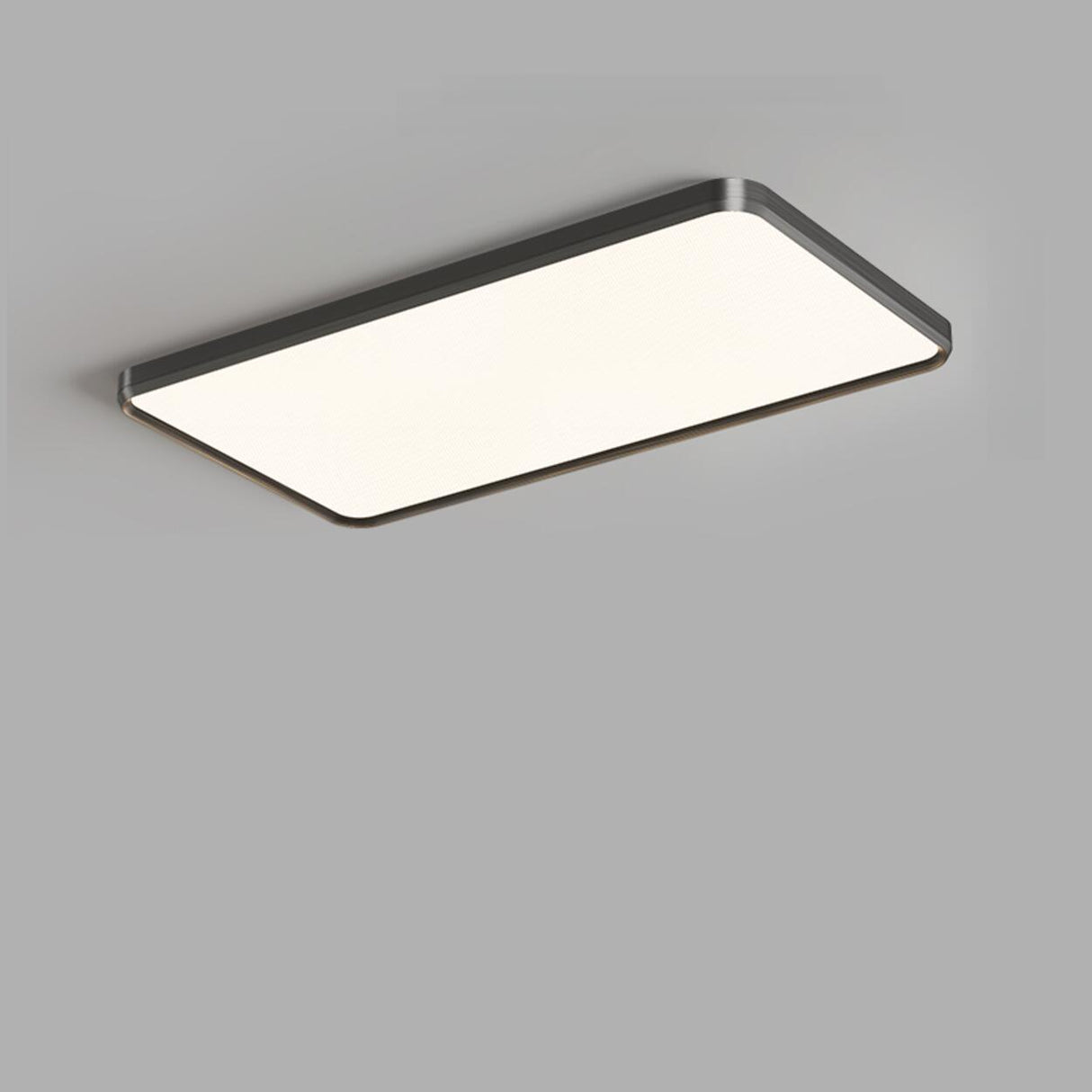 Modern Minimalist Rectangular LED Flush Mount Light Image - 13