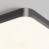 Modern Minimalist Rectangular LED Flush Mount Light Image - 14