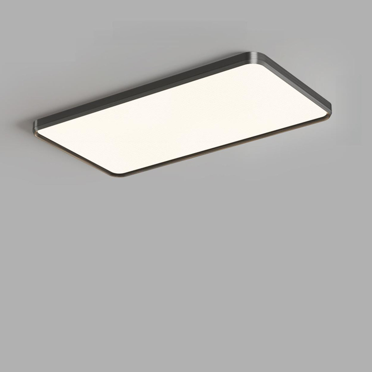 Modern Minimalist Rectangular LED Flush Mount Light Image - 15