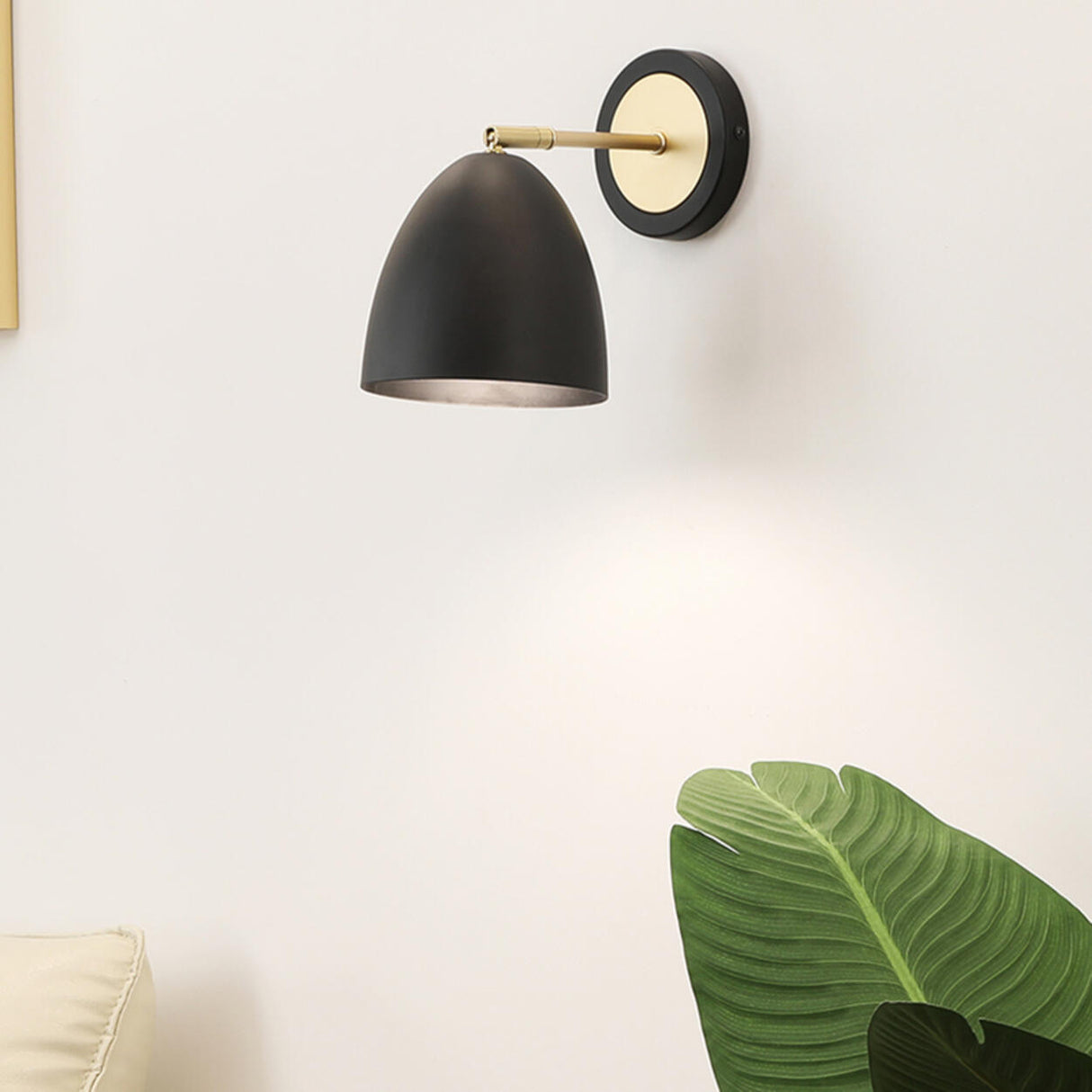 Modern Minimalist Rotatable Black Wall Sconce Set Image - 19