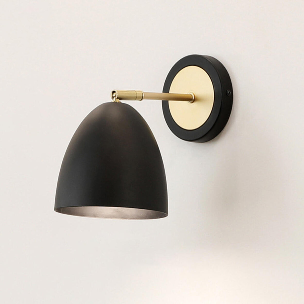 Modern Minimalist Rotatable Black Wall Sconce Set Image - 3