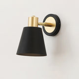 Modern Minimalist Rotatable Black Wall Sconce Set Image - 7