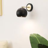 Modern Minimalist Rotatable Black Wall Sconce Set Image - 8