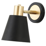 Modern Minimalist Rotatable Black Wall Sconce Set Image - 9