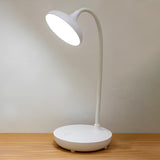 Modern Minimalist Round Adjustable Neck Table Lamp Image - 10