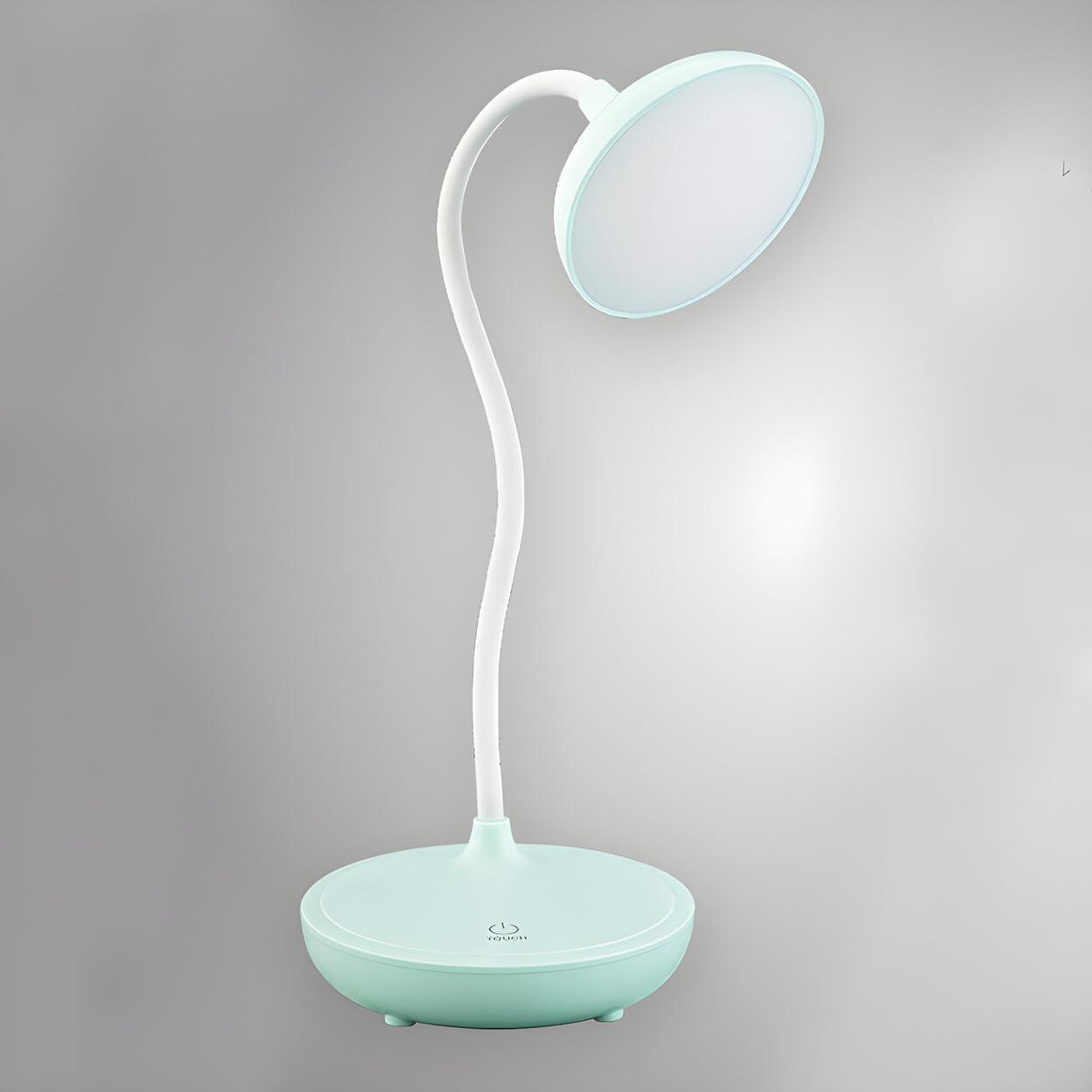 Modern Minimalist Round Adjustable Neck Table Lamp Image - 4