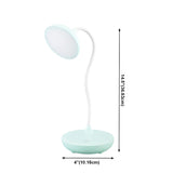 Modern Minimalist Round Adjustable Neck Table Lamp Image - 6